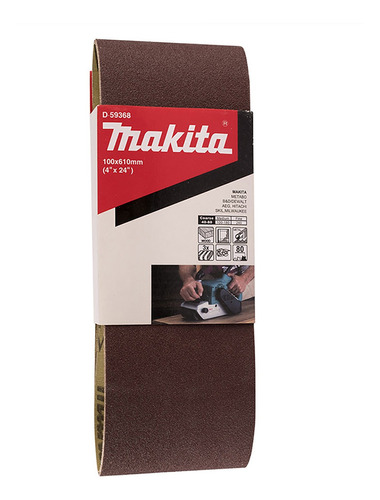 Makita D-59368 Jgo. De Lijas De Banda G-80 Para 9404 4  X 24