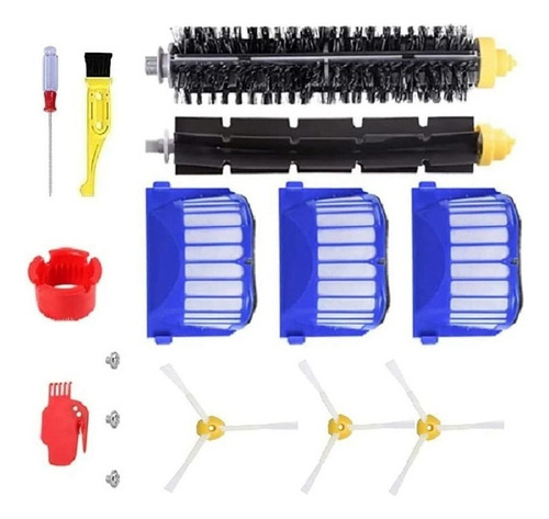 For Irobot Roomba 675 677 Filtro, Cepillo Lateral, Kit Ce