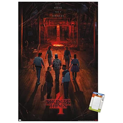 Póster De Pared De Temporada 4 De Stranger Things De N...