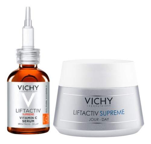 Vichy Combo Lifactiv Supreme Crema + Serum Vit C Piel Normal