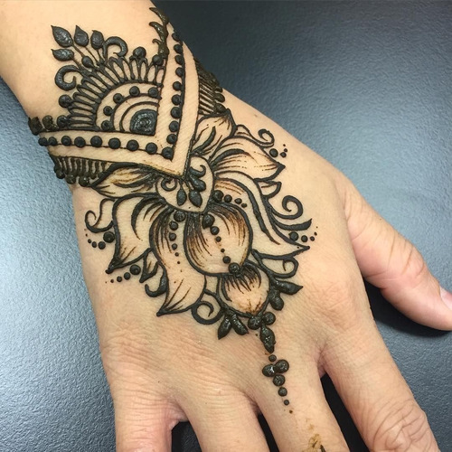 Tubo Henna Indiana Preta, Tatuagem Temporária, Sobrancelha Cor Preto