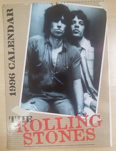 Rolling Stones Calendário 1996 Importado (Usado)