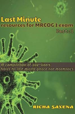 Libro Last Minute Resources For Mrcog 1 Exam : A Compilat...