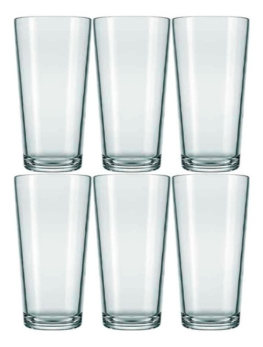 Vaso Vidrio Refresco Nadir 264 Ml Bar X6 Unid. 