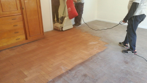 Imagen 2 de 8 de Pulido E Hidrolaqueado De Pisos De Madera Caballito Parquet