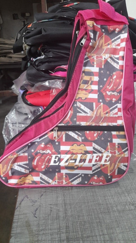 Imagen 2 de 5 de Bolso De Patin Artistico Alforja Estampado / Sublimado