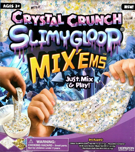 Slime Slimygloop Crystal Crunch Mix'ems