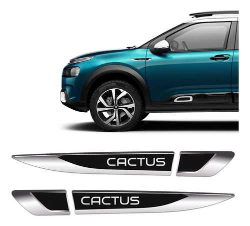 Emblema Resinado Aplique Lateral Citroen C4 Cactus Inclinado