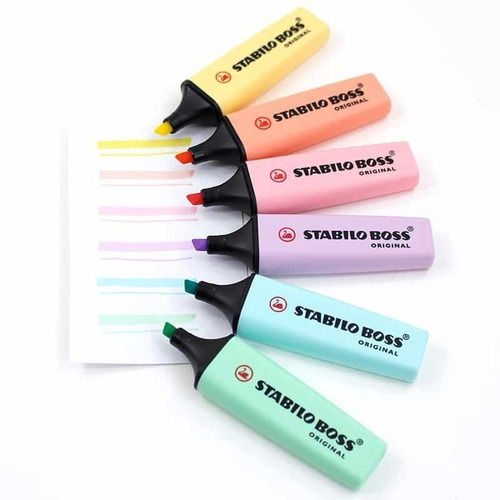 Imagen 4 de 4 de Stabilo Boss Pastel Paquete Con 6