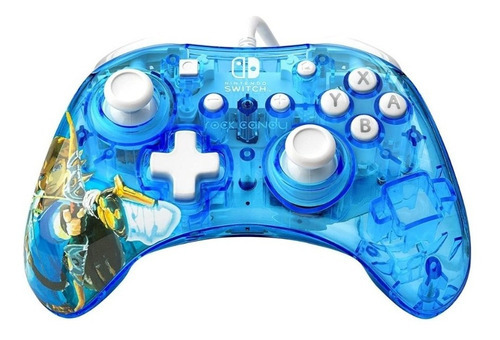 Control Alámbrico Nintendo Switch Rock Candy Color Azul