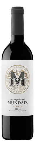 Vino Tinto España Rioja Reserva Marqués De Mundaiz 750ml