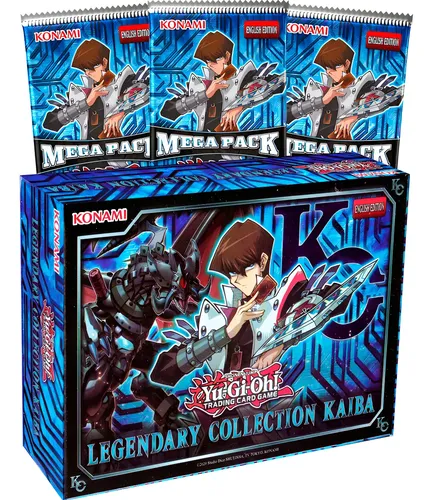 Yugioh Box Legendary Collection Kaiba Booster Cartas Inglês