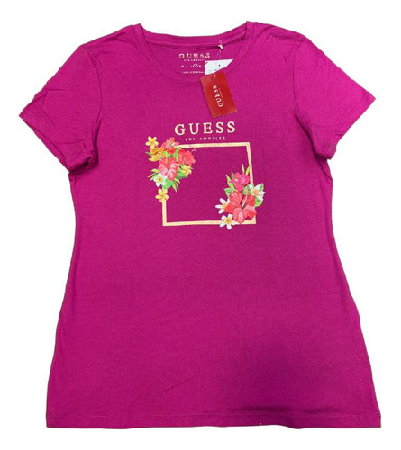 Polera Mujer Violeta Talla L Guess