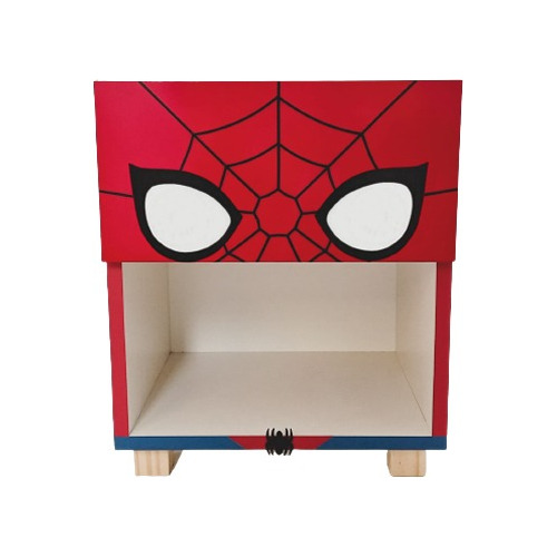Spiderman Hombre Araña Mesa De Luz Infantil Superheroes