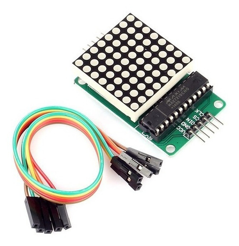 Matriz Puntos Led 8x8 Controlador Max7219 - Arduino