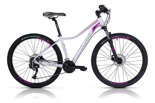 Bicicleta Mtb Dama Vairo Pulsion V2 R29 24v - Fas Motos Color Blanco/magenta Tamaño Del Cuadro S