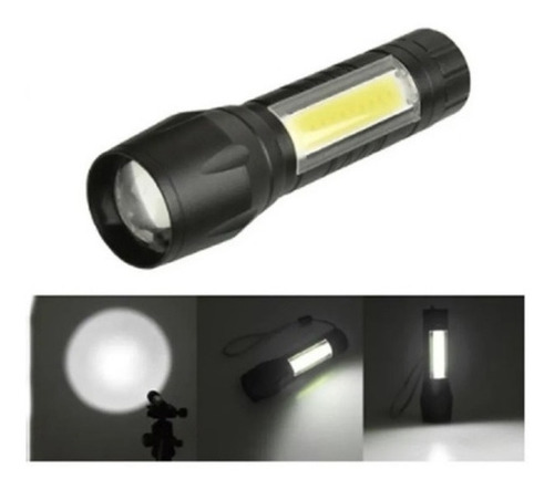 Mini Linterna Led Recargable Usb Luz Led Lateral Gancho 525
