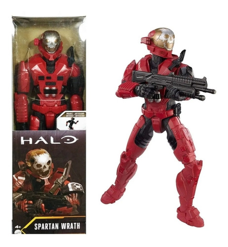 Halo Spartan Wrath Figura De Acción Incluye Arma