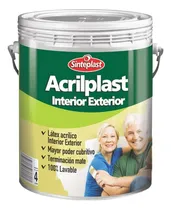 Comprar Acrilplast Látex Int\u002Fext Sinteplast 4lt Colores - Imagen - Color Negro ébano