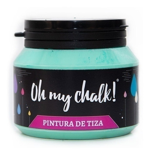 Imagen 1 de 10 de Pintura De Tiza - Oh My Chalk 210 Cc Terrenal - Xion Store