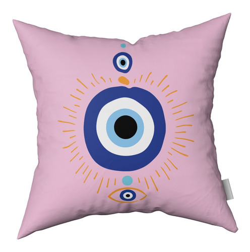 Imagen 3 de 3 de Combo Almohadones Almohadón Ojo Turco Vellon Desmontable
