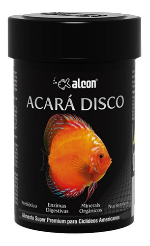 Ração Super Premium Para Peixe Acará Disco 105g Alcon