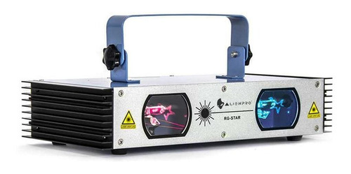 Imagen 2 de 6 de Láser Doble Rb Alienpro Star Rojo 150mw + Azul 500mw - S002