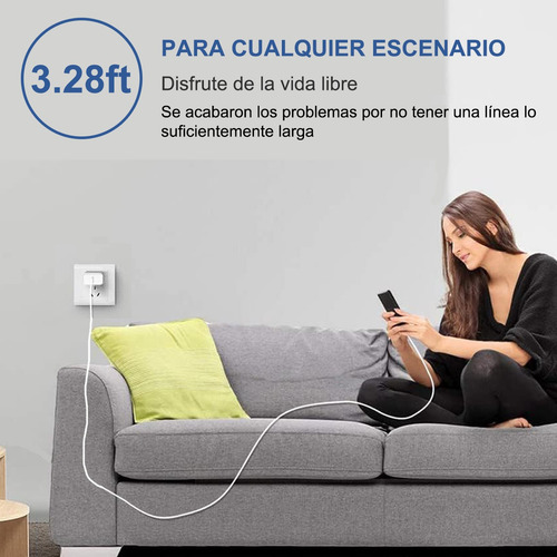 Cargador 20w Carga Rápida Para Lightning Cable 1m