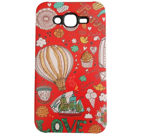 Funda Samsung J7 Cover Relieve Brillos Celular J700