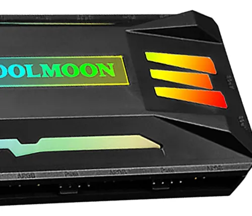 Controlador Rgb Inteligente Pwm Ventilador De Control Negro