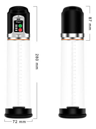 Bomba De Vacío Agrandador De Pene Automática Recargable Usb