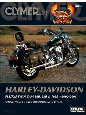 Clymer Service Manual M423-2 Harley Softail Flstfi Fat B Aab