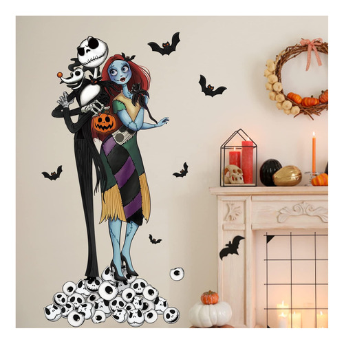 Mfault Halloween N Before Pegatinas De Pared Navideñas, Bat