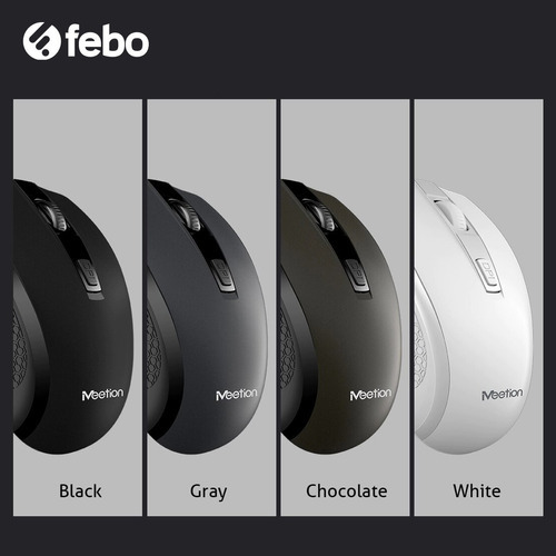 Mouse Meetion Portátil Bluetooth Inalambrico R560 Color Gris