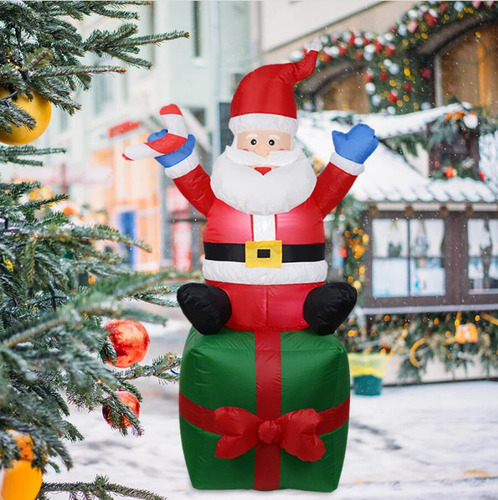 Muñeca Navideña De Papá Noel Al Aire Libre De 1,8 M