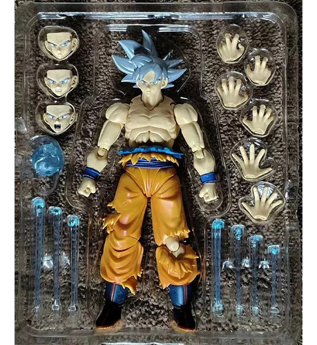 - Juguetes New Figuras Shf Dragon Ball Goku Silver Hair