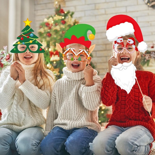 40 Piezas De Suministros De Fiesta De Navidad Incluye