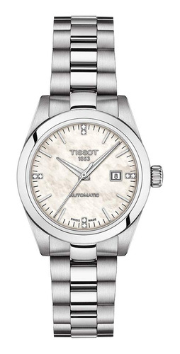 Tissot Mujer T-my Lady Reloj De Acero Inoxidable Vestido Bl.