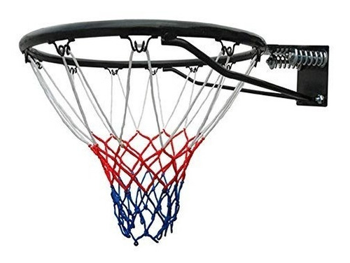 Aro De Basquet Professional .acero Con Resorte Negro