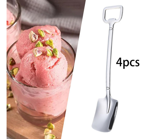 4 Cucharas Con Forma De , Cuchara Para Café, Té, Utensilio