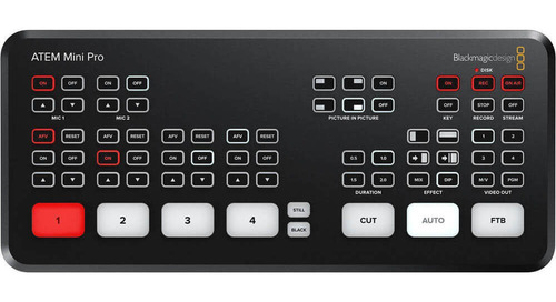 Blackmagic Switcher Atem Mini Pro Hdmi Live Streaming