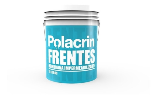 Polacrin Frentes Y Muros Impermeable X10 Lts Calidad Premium