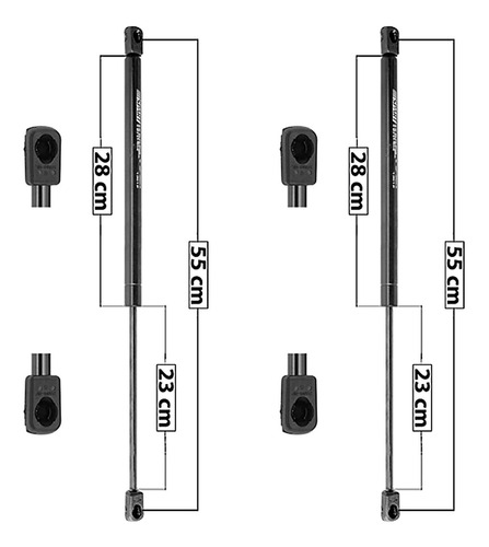 Set 2 Amortiguadores 5a Puerta Spart Ford Escort 97_00