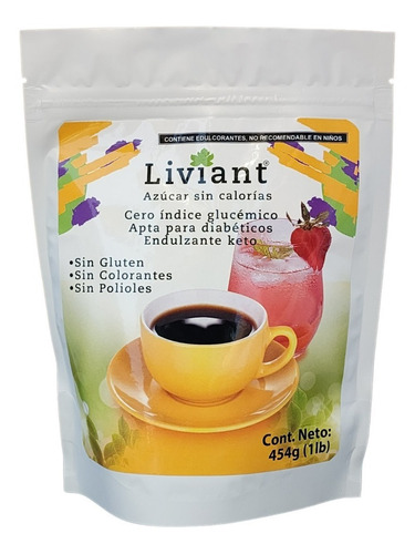 Liviant, El Azúcar Ligera (elaborado Con Alulosa) Pouch 454g