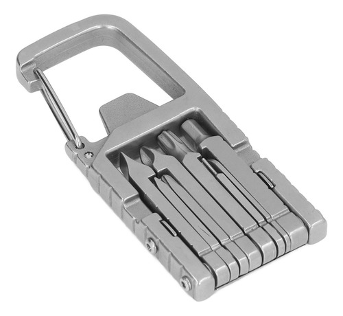 Llavero Multiherramientas Plegable 12 En 1 De Acero Inox.