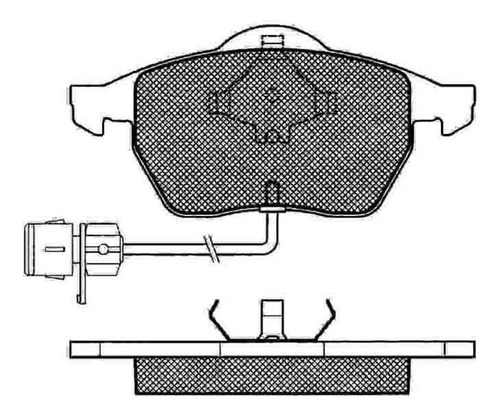 Pastilla De Freno Audi A8 - S8 Quattro 90/ Delantera