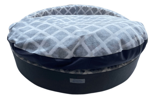 Mascotas Bermontt® Cama Redonda Gris Oscura L Para Mascotas