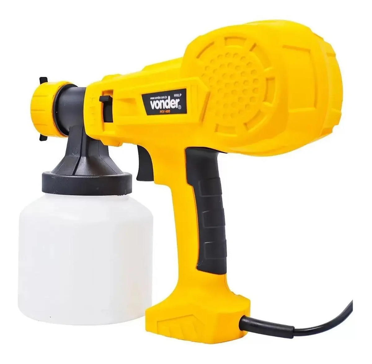Pistola Elétrica para Pintura Vonder Amarelo e Preto