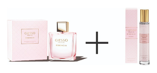 Combo Perfume Giesso Esencia Mujer 60ml + 18ml De Cartera