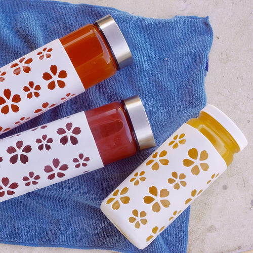 Fundas De Silicona Botellas De Agua De Vidrio Paquete ...